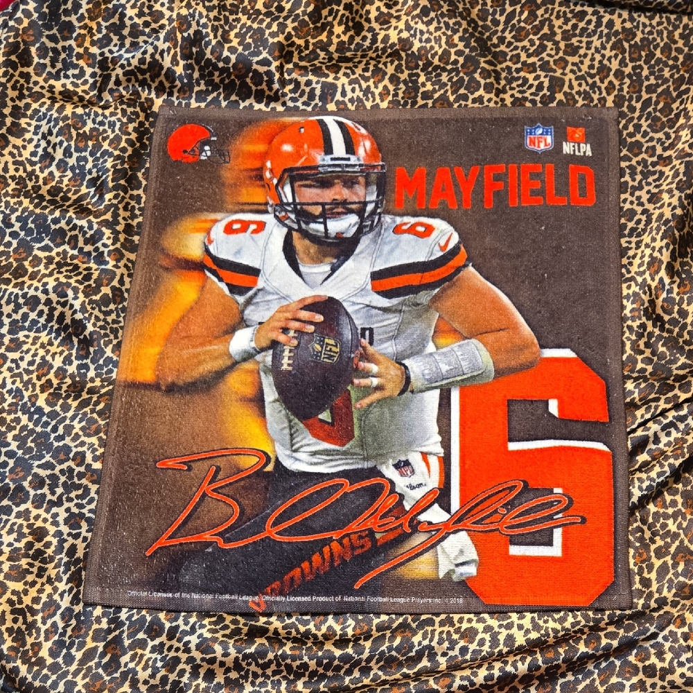 Baker Mayfield Cleveland Browns hand Towel